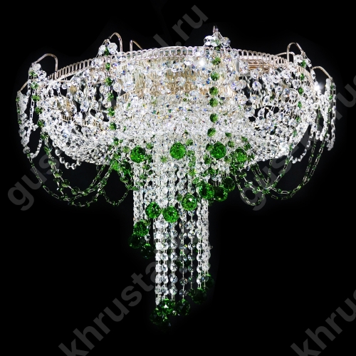 Люстра Анжелика с усами цветная